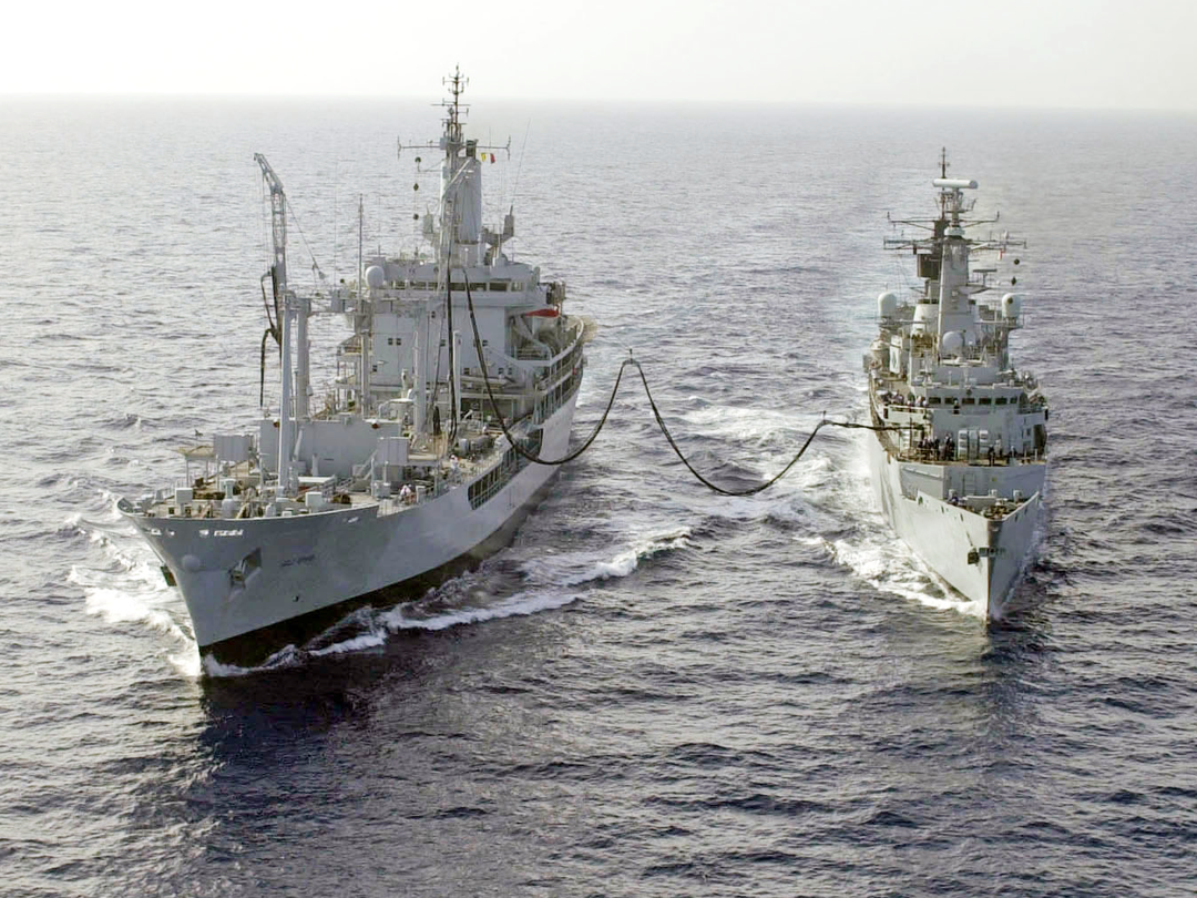 RFA Gold Rover A271 Rover Class Tanker During A RAS Photo Print - Posters, Prints, & Visual Artwork - by Hampshire Prints (image 1 of 9)