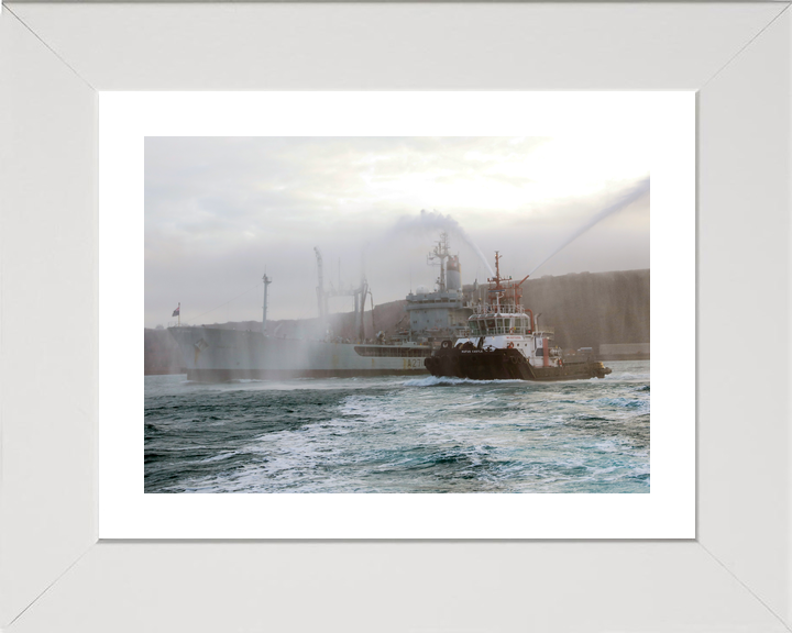 RFA Gold Rover A271 Rover Class Tanker February 2017 Homecoming Photo Print - Posters, Prints, & Visual Artwork - by Hampshire Prints (image 4 of 9)