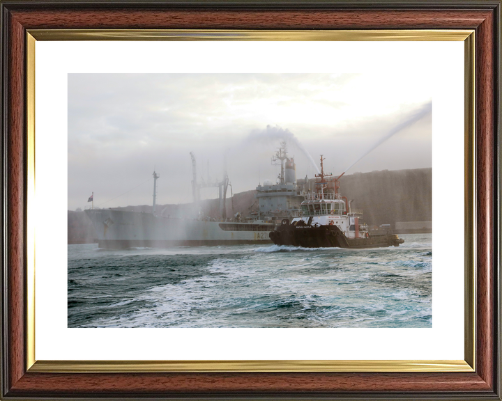 RFA Gold Rover A271 Rover Class Tanker February 2017 Homecoming Photo Print - Posters, Prints, & Visual Artwork - by Hampshire Prints (image 8 of 9)