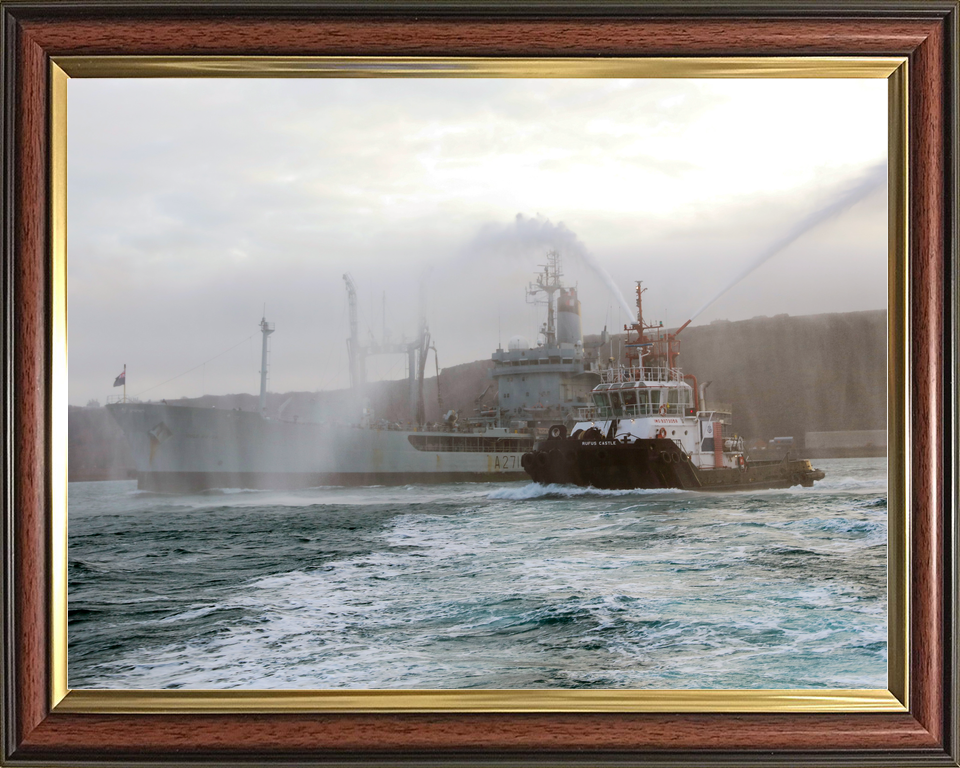 RFA Gold Rover A271 Rover Class Tanker February 2017 Homecoming Photo Print - Posters, Prints, & Visual Artwork - by Hampshire Prints (image 9 of 9)