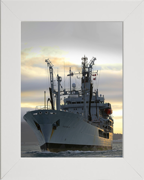 RFA Gold Rover A271 Rover Class Tanker February 2017 Low Port Bow View Photo Print - Posters, Prints, & Visual Artwork - by Hampshire Prints (image 5 of 9)