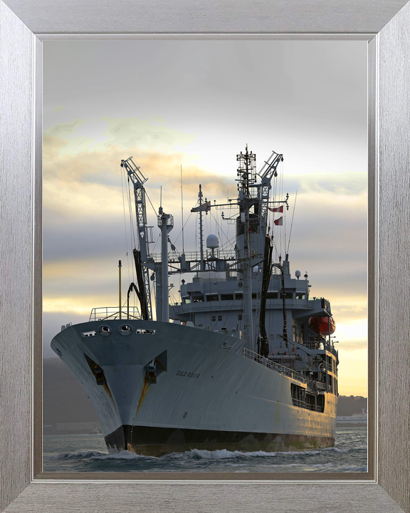 RFA Gold Rover A271 Rover Class Tanker February 2017 Low Port Bow View Photo Print - Posters, Prints, & Visual Artwork - by Hampshire Prints (image 7 of 9)