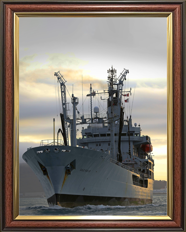 RFA Gold Rover A271 Rover Class Tanker February 2017 Low Port Bow View Photo Print - Posters, Prints, & Visual Artwork - by Hampshire Prints (image 9 of 9)