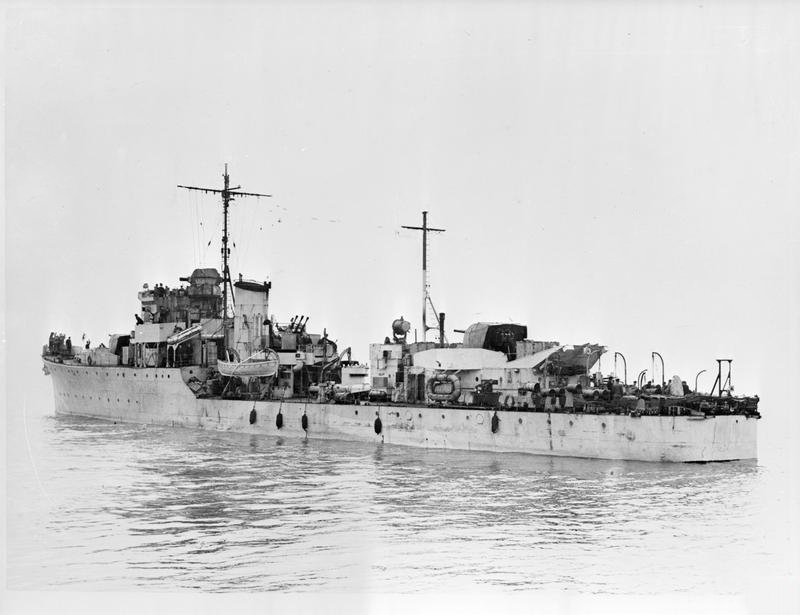 HMS Albrighton L12 Royal Navy Hunt class destroyer Photo Print or Framed Print - Hampshire Prints