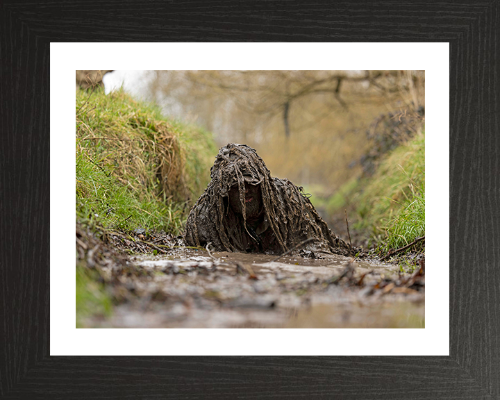 British Army Sniper during the Operators Course (SOC) Photo Print Wall Art Military Decor Posters, Prints, & Visual Artwork Hampshire Prints 10 x 8 Black Frame Yes