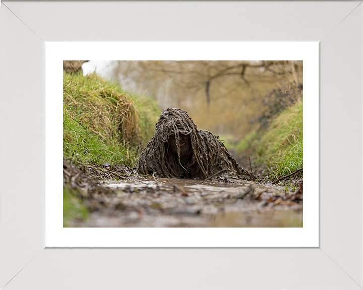 British Army Sniper during the Operators Course (SOC) Photo Print Wall Art Military Decor Posters, Prints, & Visual Artwork Hampshire Prints 10 x 8 White Frame Yes
