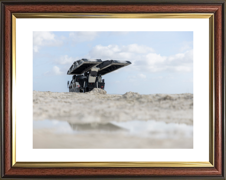 Boxer BVLB bridge layer variant Vehicle British Army Vehicle Photo Print Wall Art Military Decor UK Posters, Prints, & Visual Artwork Hampshire Prints 10 x 8 Classic Frame Yes