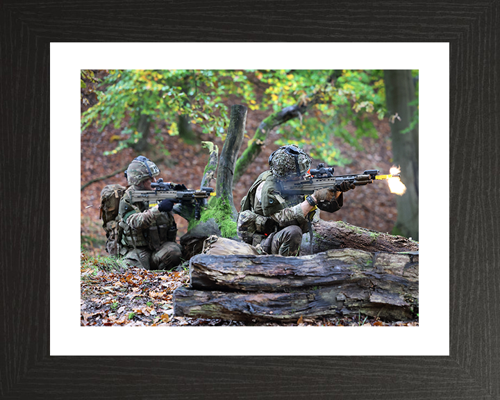 British Army Reservists on Exercise in Germany 2025 Photo Print Wall Art Military Poster Posters, Prints, & Visual Artwork Hampshire Prints 10 x 8 Black Frame Yes