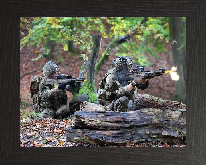 British Army Reservists on Exercise in Germany 2025 Photo Print Wall Art Military Poster Posters, Prints, & Visual Artwork Hampshire Prints 10 x 8 Black Frame No