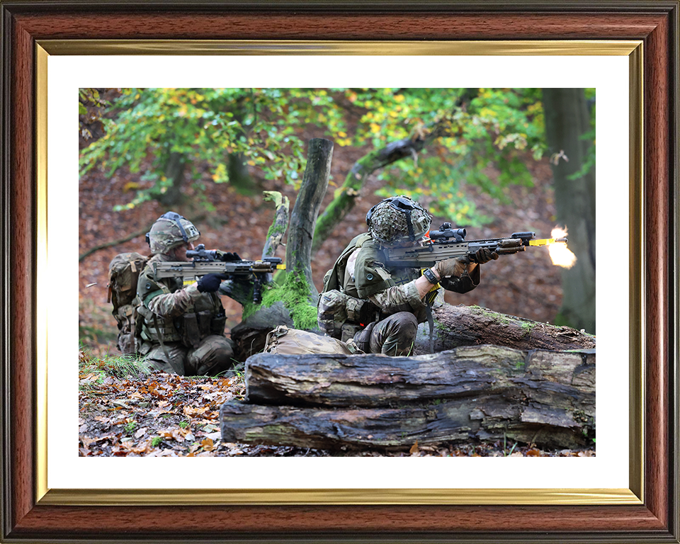 British Army Reservists on Exercise in Germany 2025 Photo Print Wall Art Military Poster Posters, Prints, & Visual Artwork Hampshire Prints 10 x 8 Classic Frame Yes