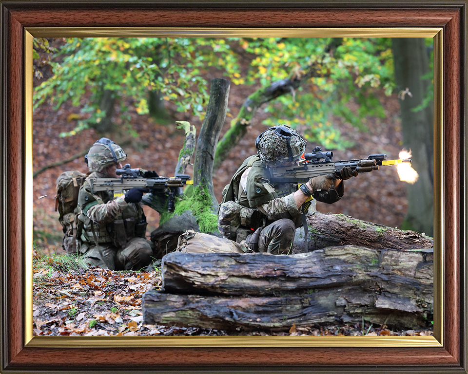 British Army Reservists on Exercise in Germany 2025 Photo Print Wall Art Military Poster Posters, Prints, & Visual Artwork Hampshire Prints 10 x 8 Classic Frame No