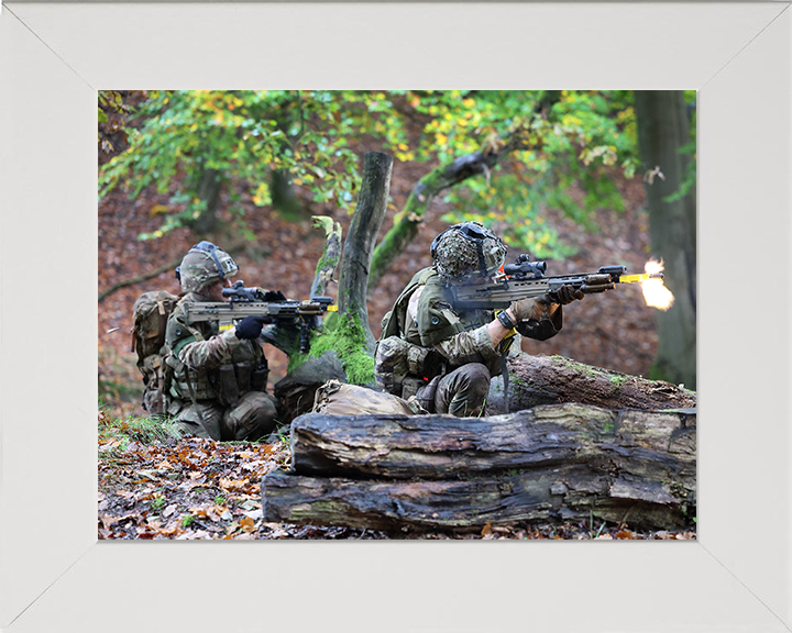British Army Reservists on Exercise in Germany 2025 Photo Print Wall Art Military Poster Posters, Prints, & Visual Artwork Hampshire Prints 10 x 8 White Frame No