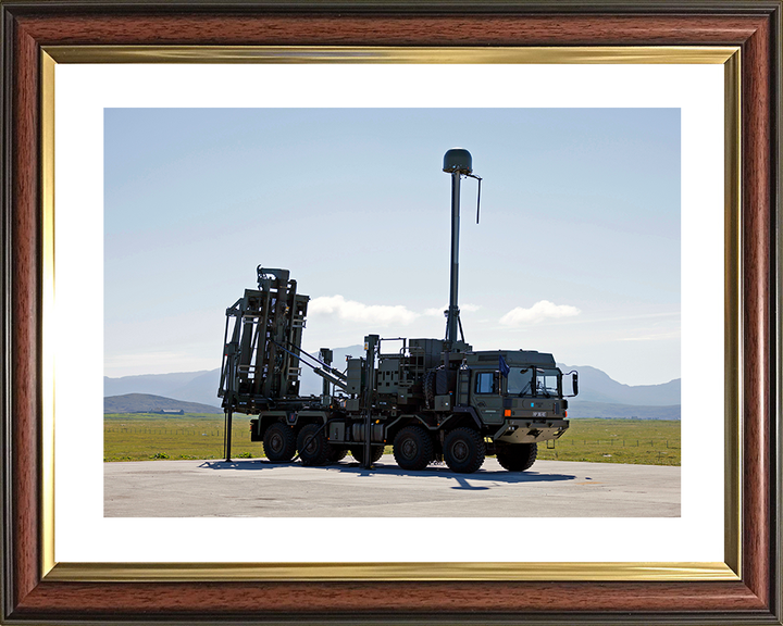 Sky Sabre intermediate air defence system British Army Vehicle Photo Print Wall Art Military Decor UK Posters, Prints, & Visual Artwork Hampshire Prints 10 x 8 Classic Frame Yes