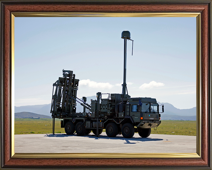 Sky Sabre intermediate air defence system British Army Vehicle Photo Print Wall Art Military Decor UK Posters, Prints, & Visual Artwork Hampshire Prints 10 x 8 Classic Frame No
