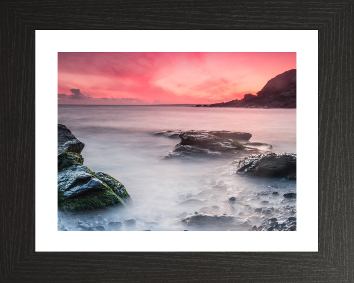 Church Cove in Cornwall at sunset Photo Print - Canvas - Framed Photo Print - Hampshire Prints