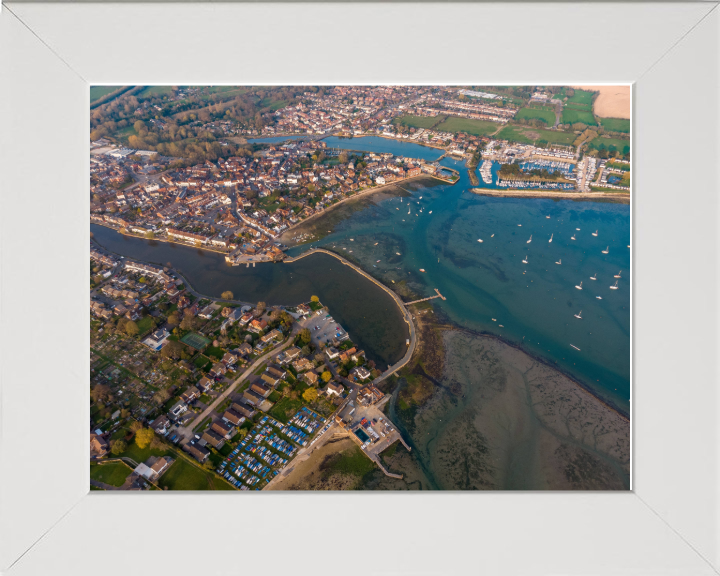 Emsworth Harbour in Hampshire from above Photo Print - Canvas - Framed Photo Print - Hampshire Prints