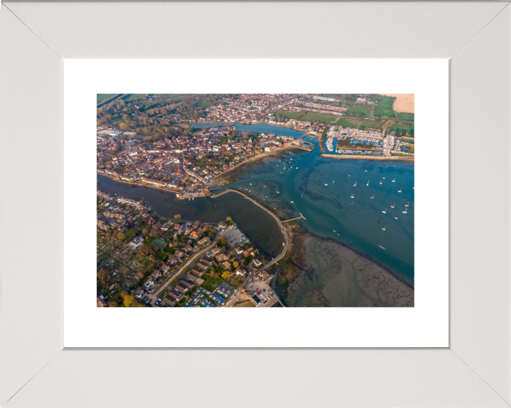Emsworth Harbour in Hampshire from above Photo Print - Canvas - Framed Photo Print - Hampshire Prints