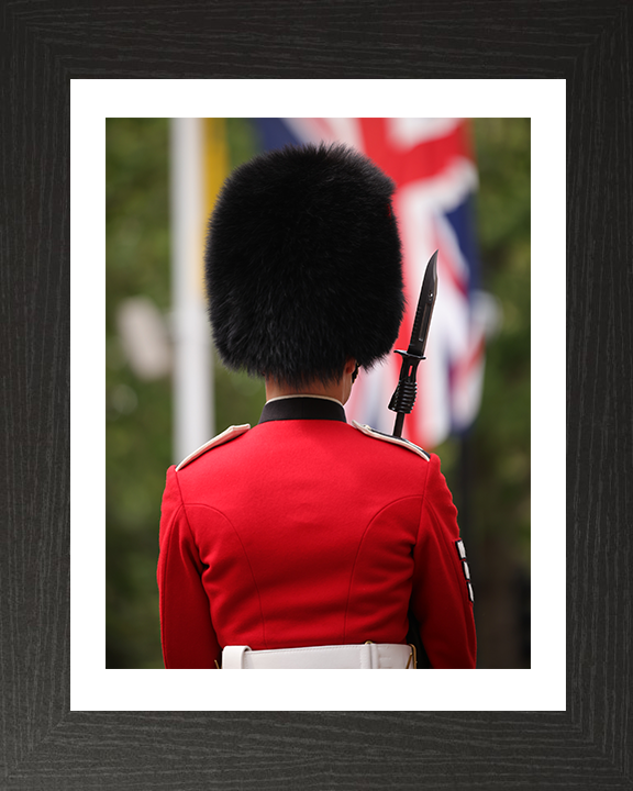 A Guardsman on The Mall London Photo Print – Guards Regiment Wall Art, Military Decor Posters, Prints, & Visual Artwork Hampshire Prints 10 x 8 Black Frame Yes