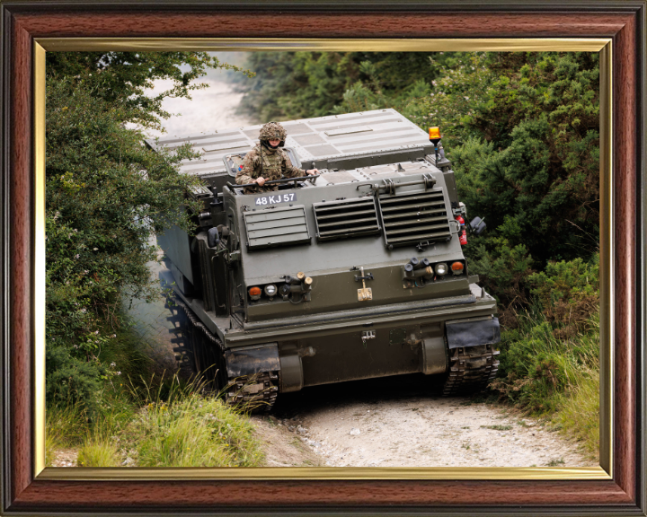 Guided Multiple Launch Rocket System British Army Vehicle Photo Print Wall Art Military Decor UK Posters, Prints, & Visual Artwork Hampshire Prints 10 x 8 Classic Frame No