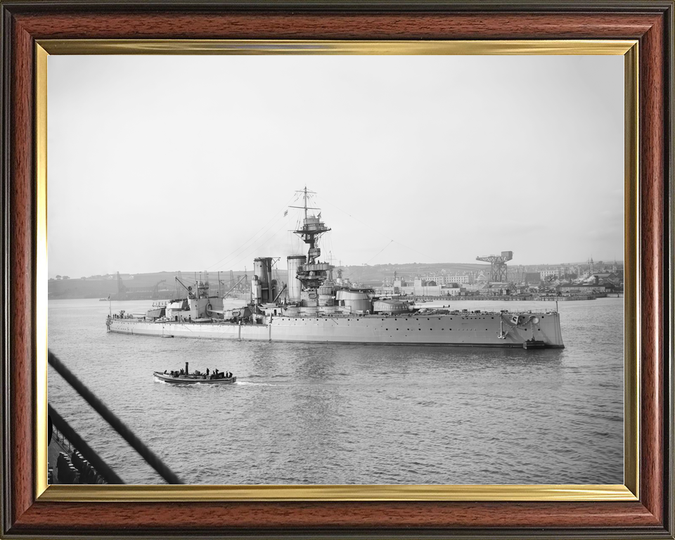 HMS Centurion (1911) King George V Class Battleship 1918