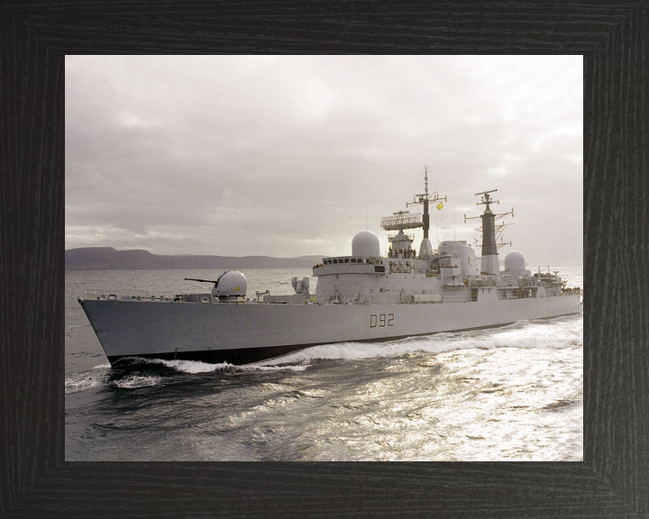 HMS Liverpool D92 Type 42 Destroyer 1986 Off Cape Wrath