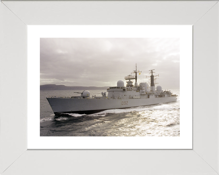 HMS Liverpool D92 Type 42 Destroyer 1986 Off Cape Wrath