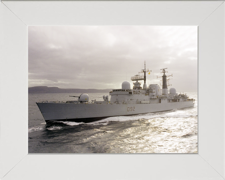 HMS Liverpool D92 Type 42 Destroyer 1986 Off Cape Wrath