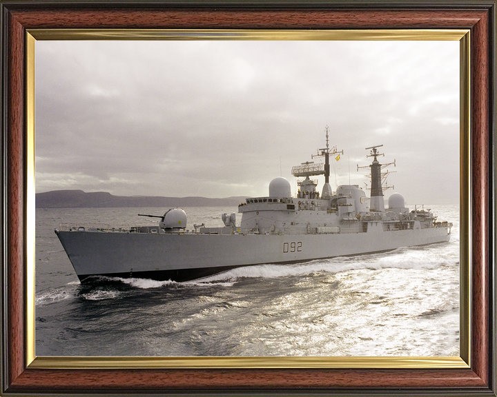 HMS Liverpool D92 Type 42 Destroyer 1986 Off Cape Wrath