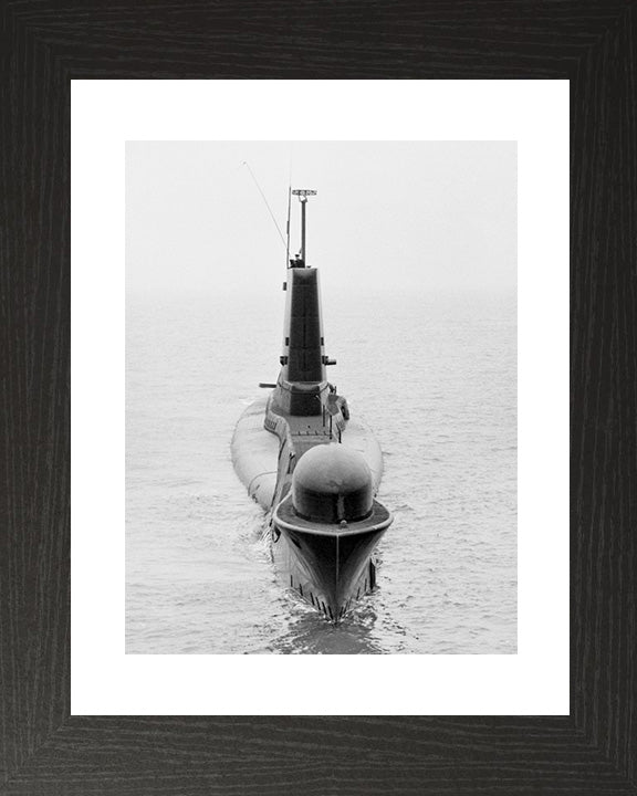 HMS Aeneas (P427) (S72) Photo Print - Bow View - Royal Navy Amphion Class Submarine Posters, Prints, & Visual Artwork Hampshire Prints 10 x 8 Black Frame Yes