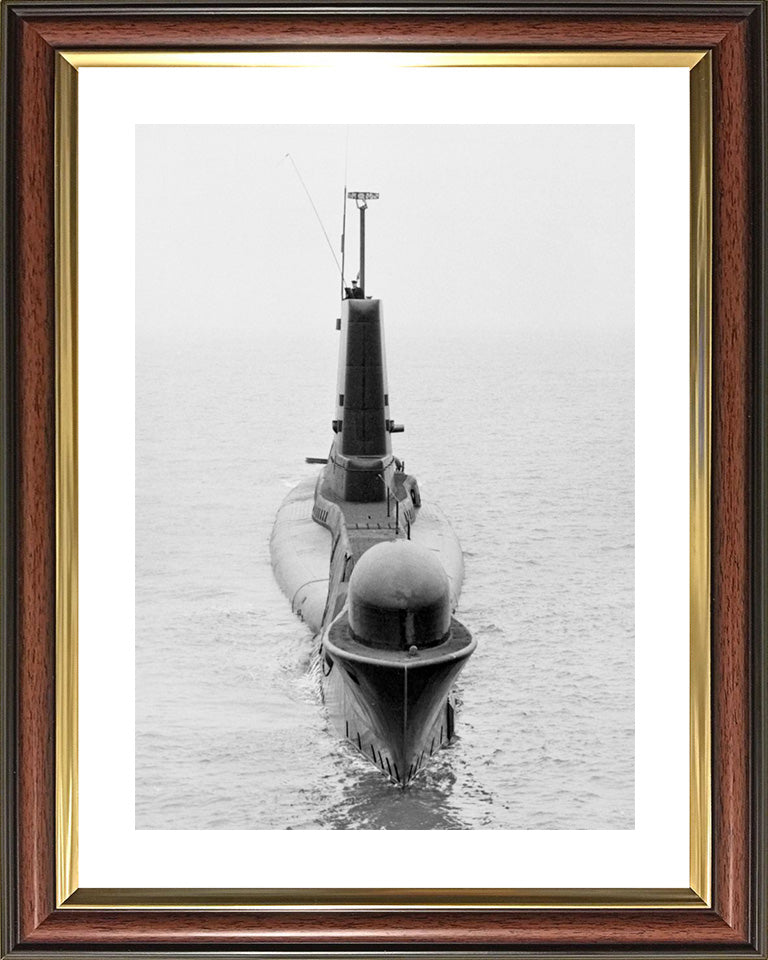 HMS Aeneas (P427) (S72) Photo Print - Bow View - Royal Navy Amphion Class Submarine Posters, Prints, & Visual Artwork Hampshire Prints 10 x 8 Classic Frame Yes
