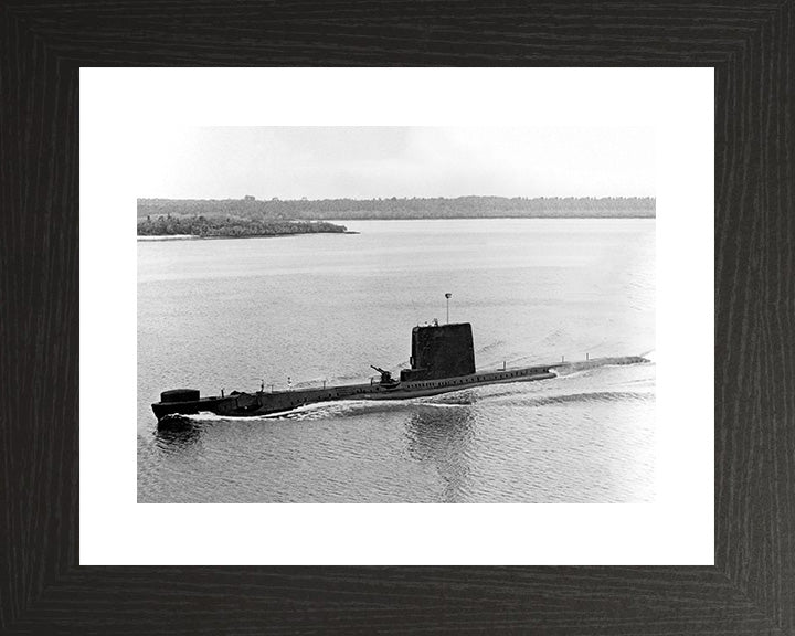 HMS Andrew (P423) Photo Print - High Port Side View - Royal Navy Amphion Class Submarine Posters, Prints, & Visual Artwork Hampshire Prints 10 x 8 Black Frame Yes