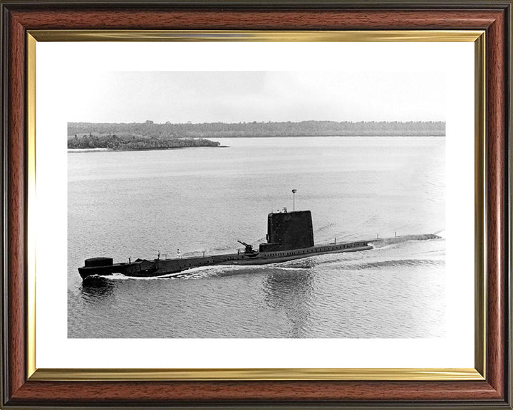 HMS Andrew (P423) Photo Print - High Port Side View - Royal Navy Amphion Class Submarine Posters, Prints, & Visual Artwork Hampshire Prints 10 x 8 Classic Frame Yes