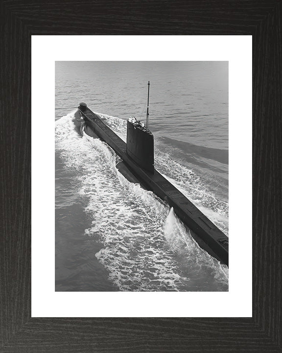 HMS Odin (S10) Photo Print - Underway - Royal Navy Oberon Class Submarine Posters, Prints, & Visual Artwork Hampshire Prints 10 x 8 Black Frame Yes