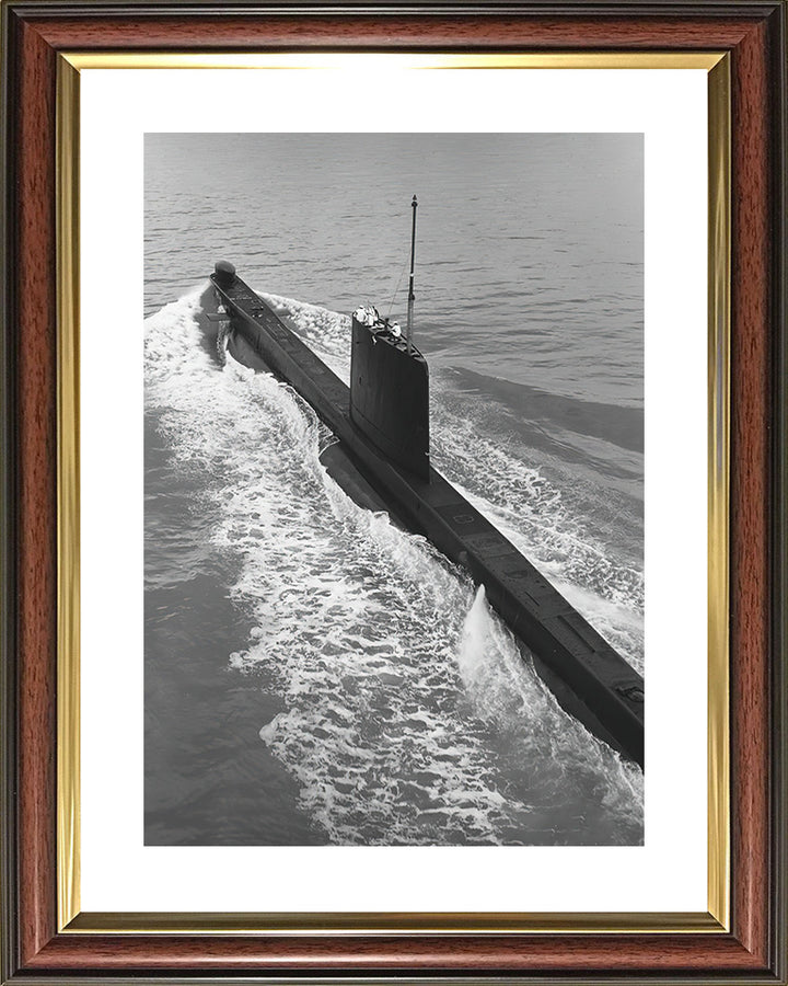 HMS Odin (S10) Photo Print - Underway - Royal Navy Oberon Class Submarine Posters, Prints, & Visual Artwork Hampshire Prints 10 x 8 Classic Frame Yes