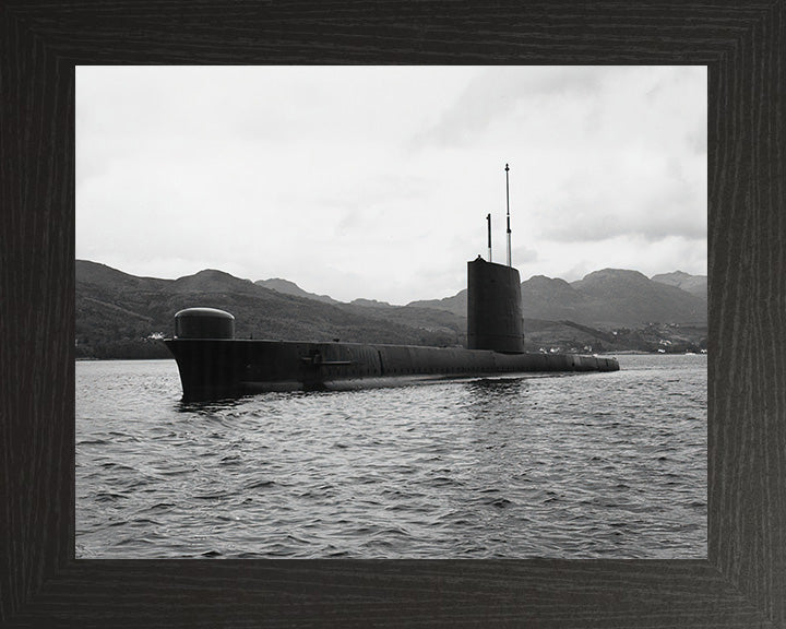 HMS Osiris (S13) Oberon Class Submarine Photo Print Port Side Royal Navy Wall Art Naval Decor Poster Posters, Prints, & Visual Artwork Hampshire Prints 10 x 8 Black Frame No