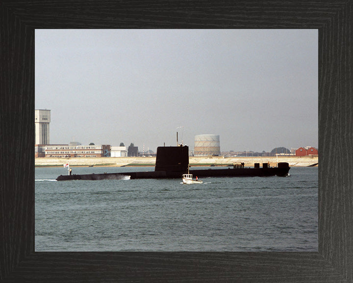 HMS Otter (S15) Photo Print - Southsea - Royal Navy Oberon Class Submarine Posters, Prints, & Visual Artwork Hampshire Prints 10 x 8 Black Frame No