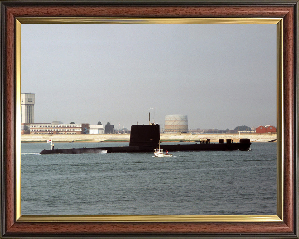 HMS Otter (S15) Photo Print - Southsea - Royal Navy Oberon Class Submarine Posters, Prints, & Visual Artwork Hampshire Prints 10 x 8 Classic Frame No