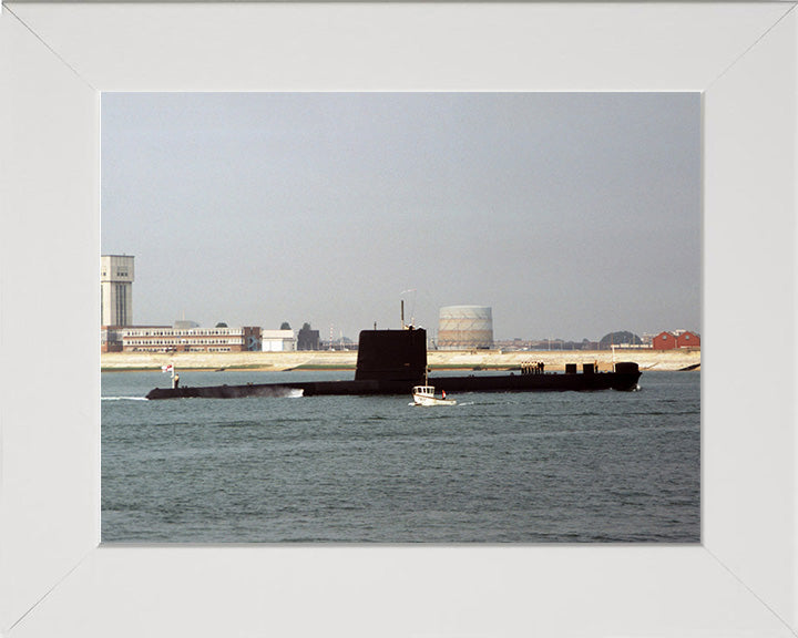HMS Otter (S15) Photo Print - Southsea - Royal Navy Oberon Class Submarine Posters, Prints, & Visual Artwork Hampshire Prints 10 x 8 White Frame No