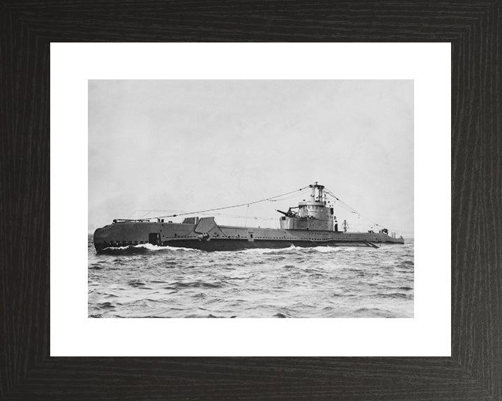 HMS Sanguine Photo Print - Port Side View - Royal Navy S Class Submarine Posters, Prints, & Visual Artwork Hampshire Prints 10 x 8 Black Frame Yes