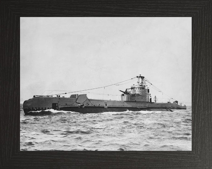 HMS Sanguine Photo Print - Port Side View - Royal Navy S Class Submarine Posters, Prints, & Visual Artwork Hampshire Prints 10 x 8 Black Frame No