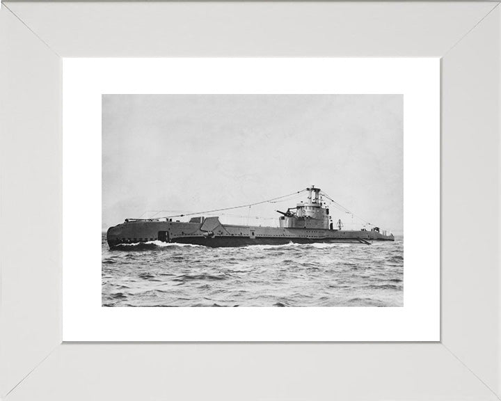 HMS Sanguine Photo Print - Port Side View - Royal Navy S Class Submarine Posters, Prints, & Visual Artwork Hampshire Prints 10 x 8 White Frame Yes