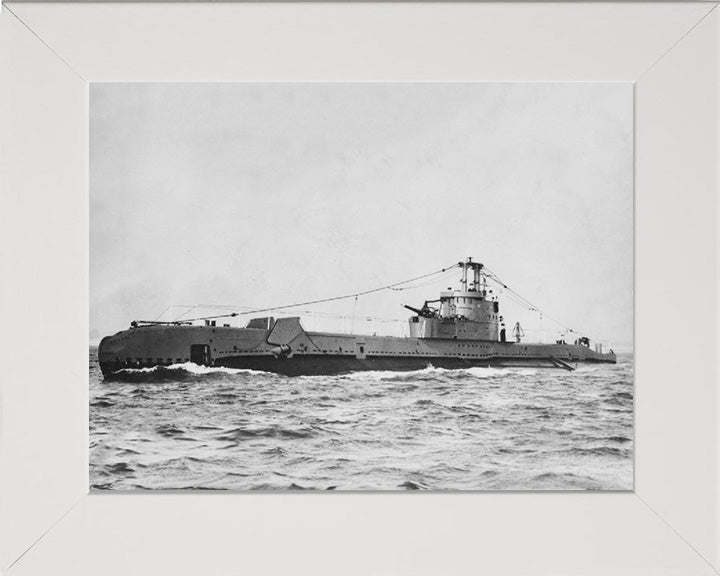 HMS Sanguine Photo Print - Port Side View - Royal Navy S Class Submarine Posters, Prints, & Visual Artwork Hampshire Prints 10 x 8 White Frame No