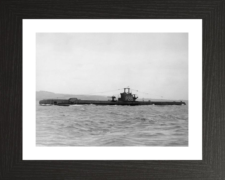 HMS Sceptre (P215) Photo Print - Port Side View - Royal Navy S Class Submarine Posters, Prints, & Visual Artwork Hampshire Prints 10 x 8 Black Frame Yes