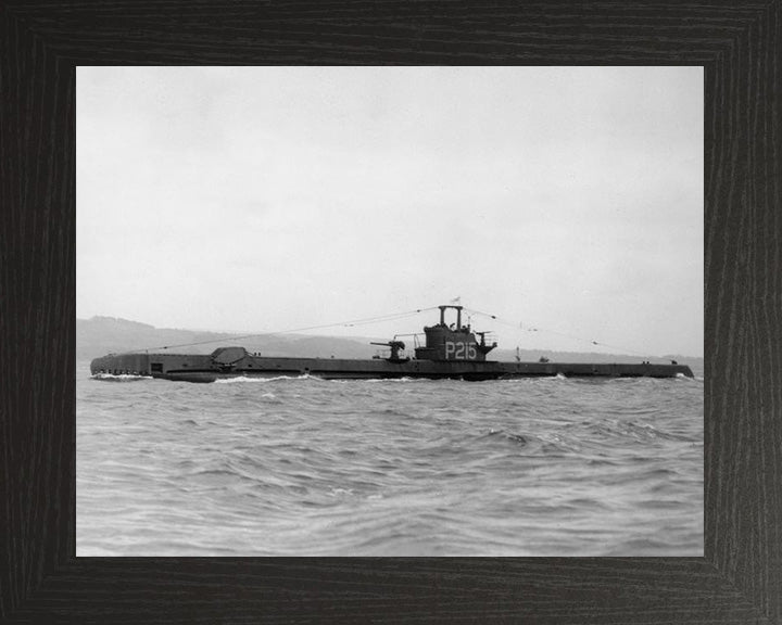 HMS Sceptre (P215) Photo Print - Port Side View - Royal Navy S Class Submarine Posters, Prints, & Visual Artwork Hampshire Prints 10 x 8 Black Frame No