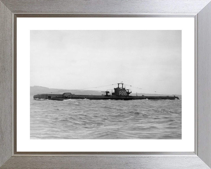 HMS Sceptre (P215) Photo Print - Port Side View - Royal Navy S Class Submarine Posters, Prints, & Visual Artwork Hampshire Prints 10 x 8 Silver Frame Yes
