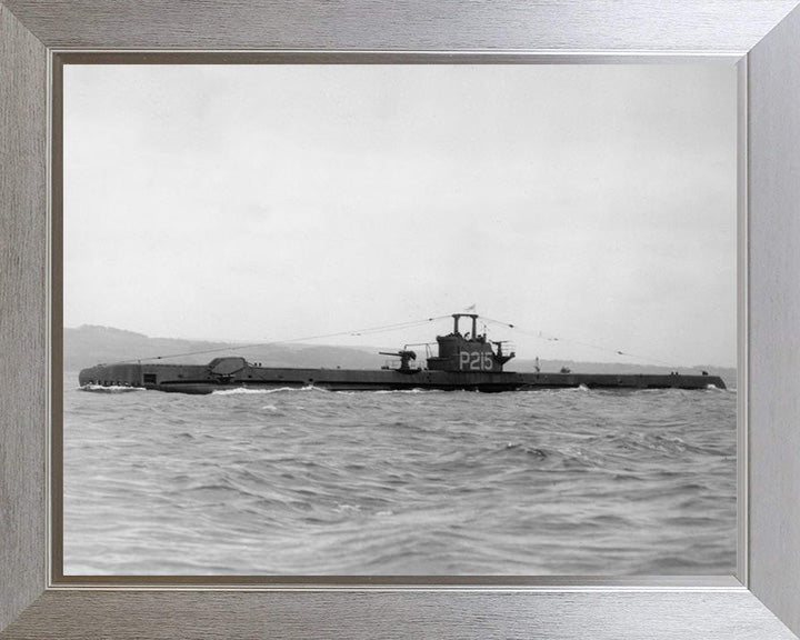 HMS Sceptre (P215) Photo Print - Port Side View - Royal Navy S Class Submarine Posters, Prints, & Visual Artwork Hampshire Prints 10 x 8 Silver Frame No