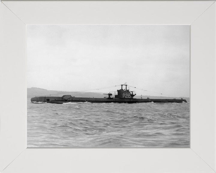 HMS Sceptre (P215) Photo Print - Port Side View - Royal Navy S Class Submarine Posters, Prints, & Visual Artwork Hampshire Prints 10 x 8 White Frame No