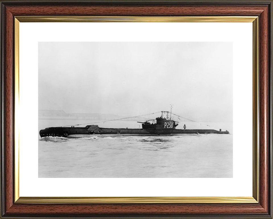 HMS Scorcher (P258) Photo Print - Port Side View - Royal Navy S Class Submarine Posters, Prints, & Visual Artwork Hampshire Prints 10 x 8 Classic Frame Yes