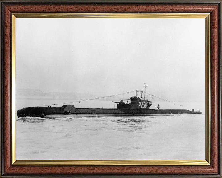 HMS Scorcher (P258) Photo Print - Port Side View - Royal Navy S Class Submarine Posters, Prints, & Visual Artwork Hampshire Prints 10 x 8 Classic Frame No