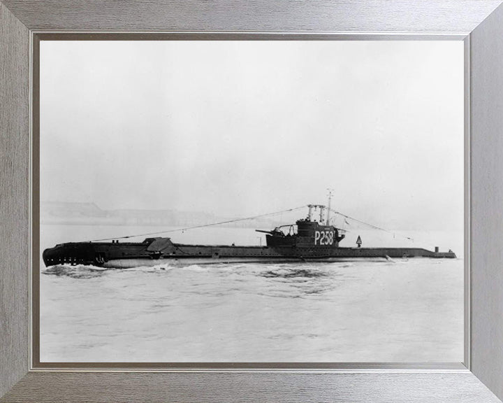 HMS Scorcher (P258) Photo Print - Port Side View - Royal Navy S Class Submarine Posters, Prints, & Visual Artwork Hampshire Prints 10 x 8 Silver Frame No